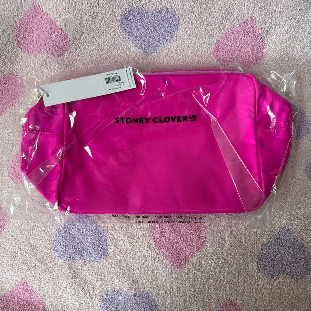 Stoney Clover Lane Fuchsia Large Pouch
